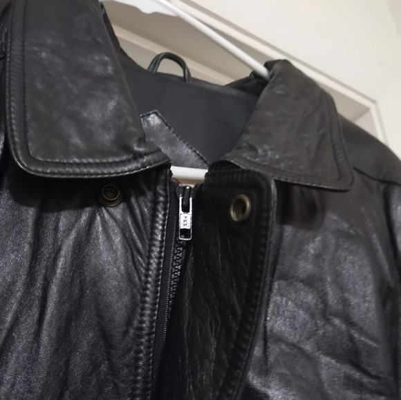 John Ashford Leather  Jacket  Black L - Picture 5 of 7
